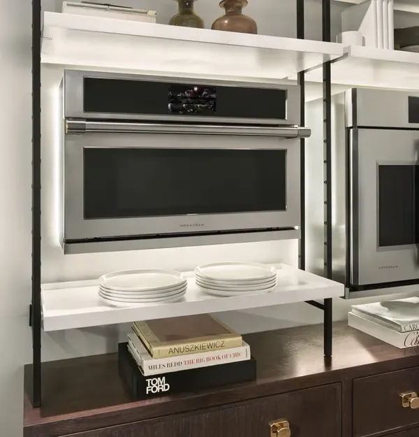 The Monogram ZSB9132NSS speed oven featured in a kitchen 